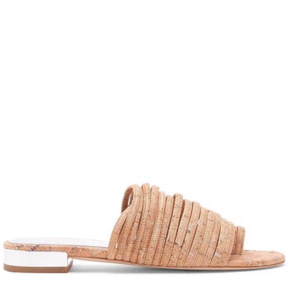 NWOT-  Donald Pliner Frea Cork Sandals - Picture 3 of 7